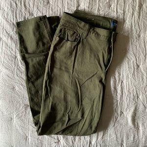 Old Navy Olive Rockstar Jeans